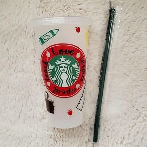 Teacher starbucks cold cup
